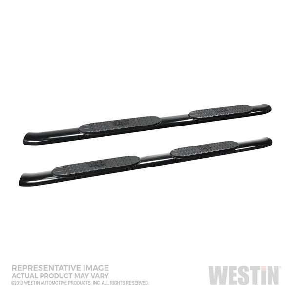 PRO TRAXX 4 Oval Nerf Step Bars-Silverado/Sierra 1500 Double Cab 2019-2024 (Excl. 2019 Silverado LD/Sierra 1500 Limited); Silverado/Sierra 2500/3500 Double Cab 2020-2024