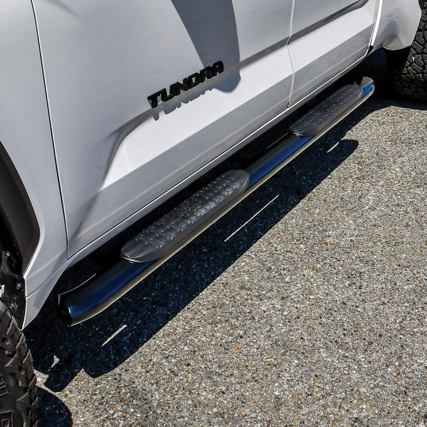 PRO TRAXX 4 Oval Nerf Step Bars-Tundra Double Cab 2022-2024