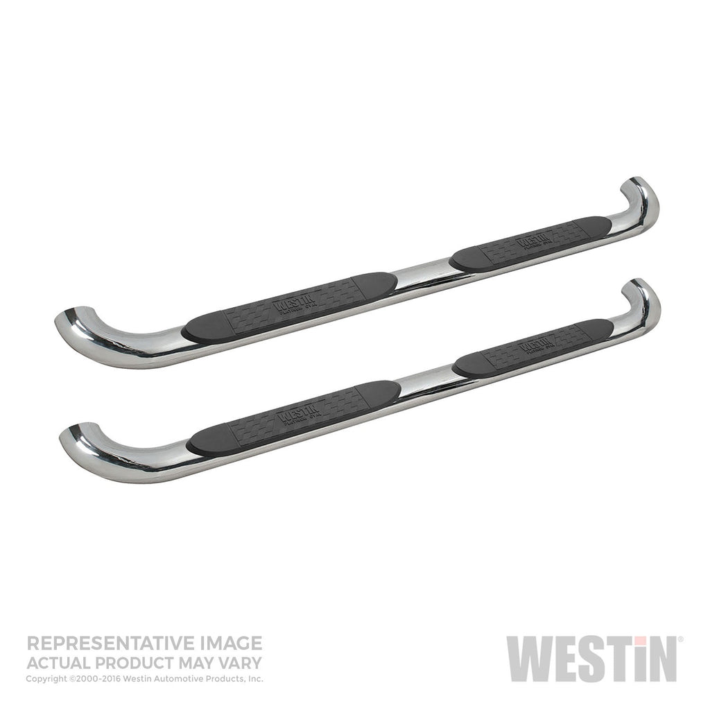 Platinum 4 Oval Nerf Step Bars-Titan XD Crew Cab 2016-2024