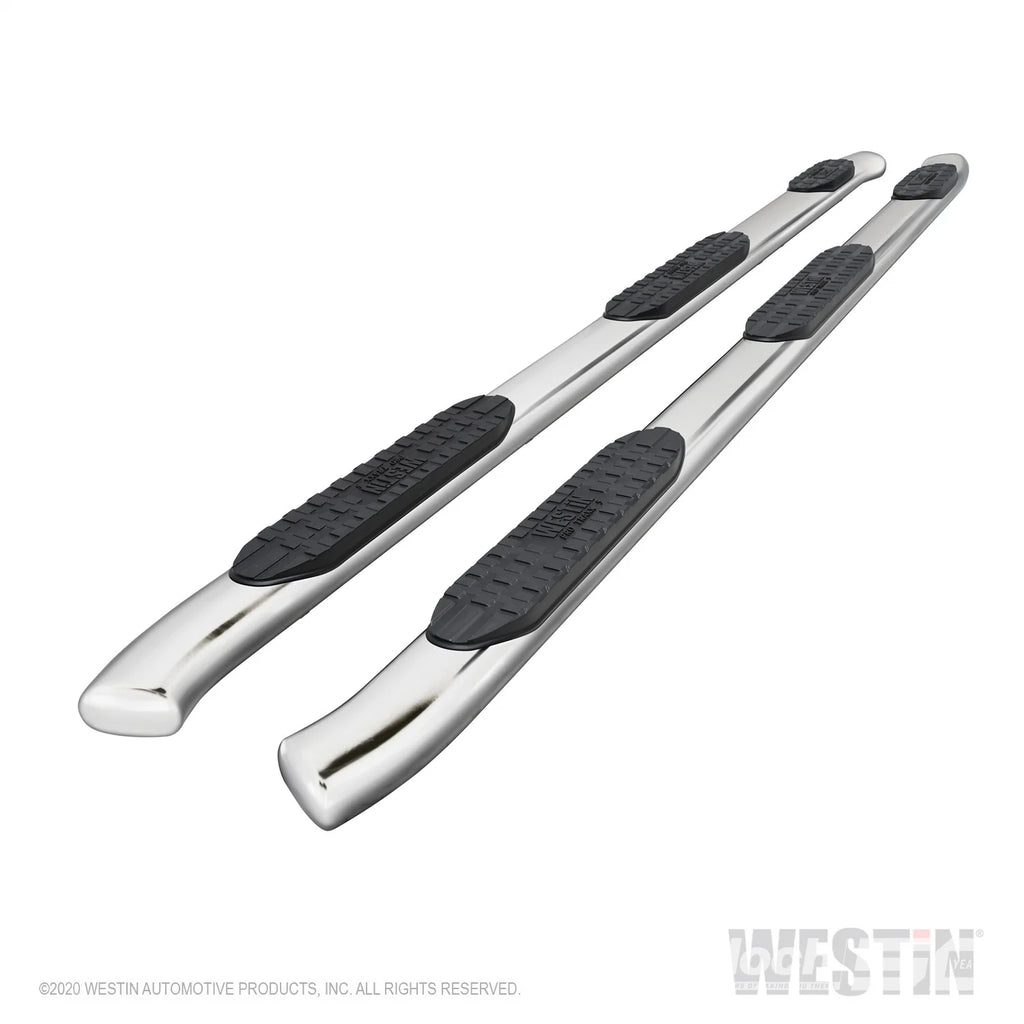 PRO TRAXX 5 Oval W2W Nerf Step Bars-Silverado/Sierra 2500/3500 Double Cab (8' Bed) 2020-2024