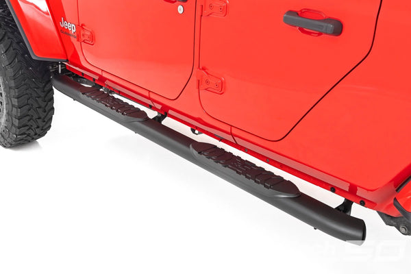 Oval Nerf Steps | Black | Jeep Gladiator JT 4WD (2020-2025)