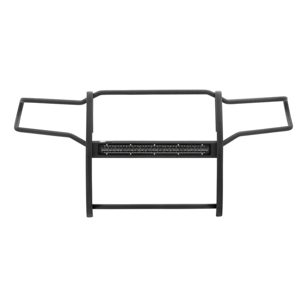 Pro Series Black Steel Grille Guard with Light Bar, Select Sequoia, Tundra  Aries