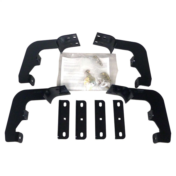 Premier Oval Nerf Step Bar Mount Kit-F-150 Regular/SuperCab/SuperCrew 2015-2024; F-250/350 Super Duty Regular Cab/SuperCab/Crew Cab 2017-2024