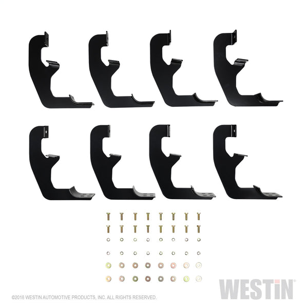 Premier Oval Nerf Step Bar Mount Kit-Silverado/Sierra 1500 Double/Crew Cab 2019-2024 (Excl. 2019 Silverado LD/Sierra 1500 Limited); Silverado/Sierra 2500/3500 Double Cab/Crew Cab 2020-2024