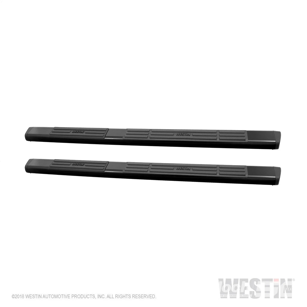 Premier 6 Oval Nerf Step Bars-Black 6in Oval Nerf Steps 91 inches