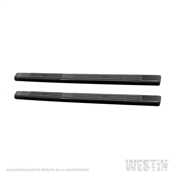 Premier 6 Oval Nerf Step Bars-Black 6in Oval Nerf Steps 91 inches
