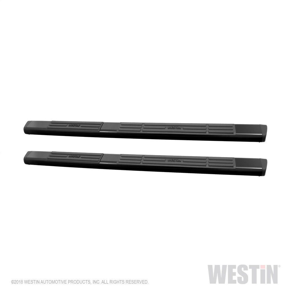 Premier 6 Oval Nerf Step Bars-Black 6in Oval Nerf Steps 91 inches