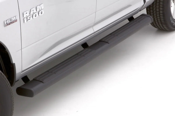 6Inch-Oval Straight Nerf Bars Composite Black