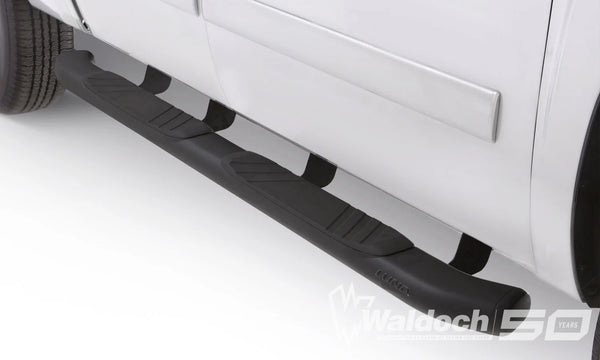 5 In Oval Bent Nerf Bars Composite Black