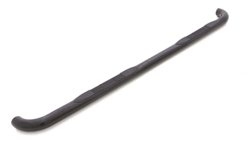 3 In Round Bent Nerf Bars Steel Black