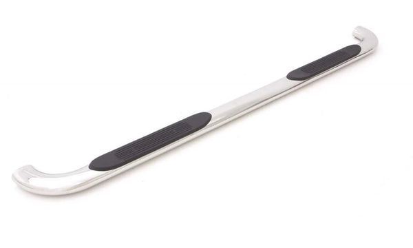 4 In Oval Bent Nerf Bars Stainless Steel Polished