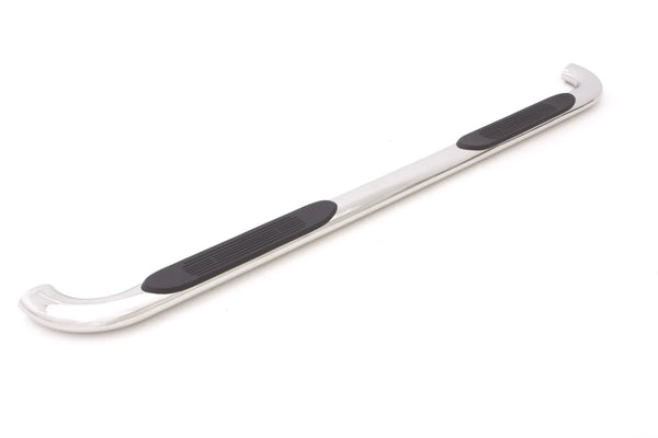 4 In Oval Bent Nerf Bars Stainless Steel Polished