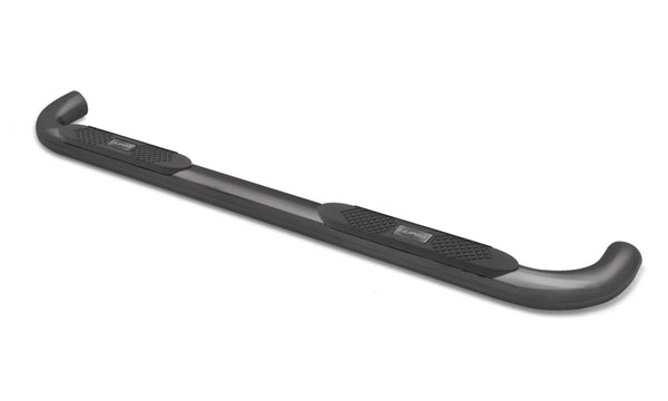 4 In Oval Bent Nerf Bars Steel Black