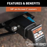 5/8" Hitch Lock (2" Receiver, Right-Angle, Stainless)