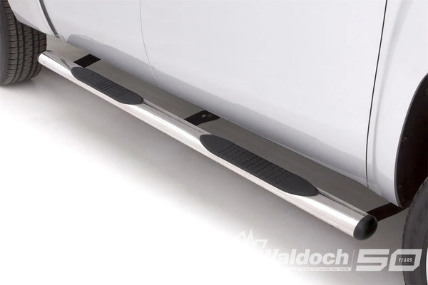 4 In Oval Straight Nerf Bars Stainless Steel Polished