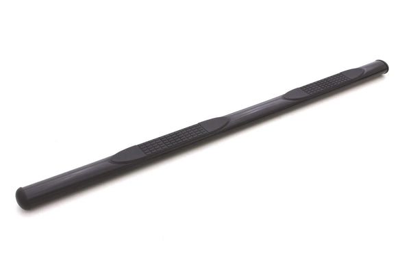 4 In Oval Straight Nerf Bars Steel Black