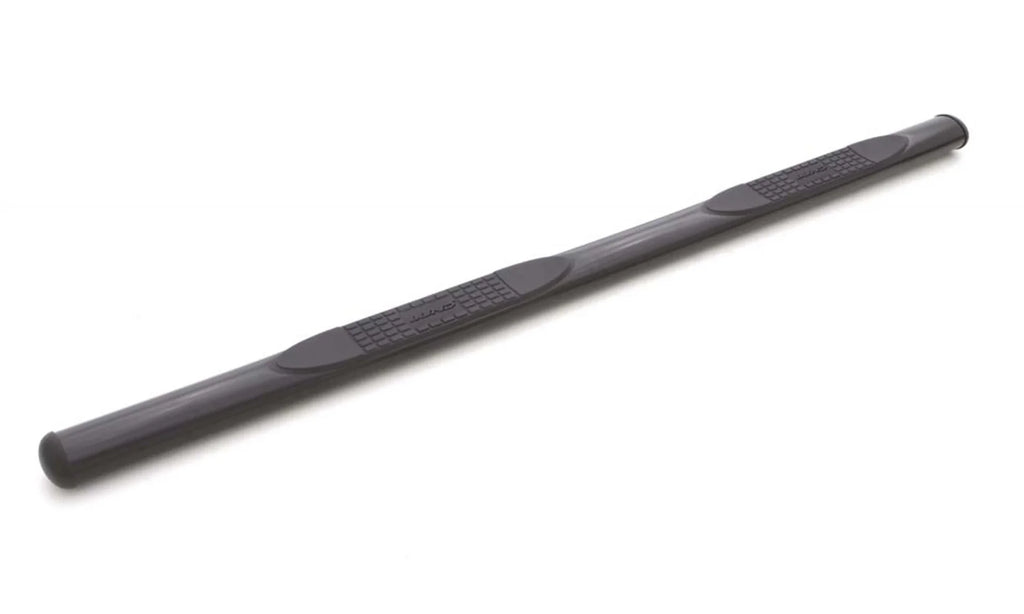 4 In Oval Straight Nerf Bars Steel Black