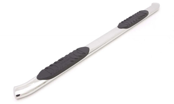 5 In Curved Oval Nerf Bars Stainless Steel Polished