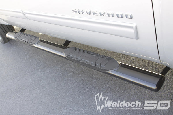 5 In Oval Straight Nerf Bars Stainless Steel Polished
