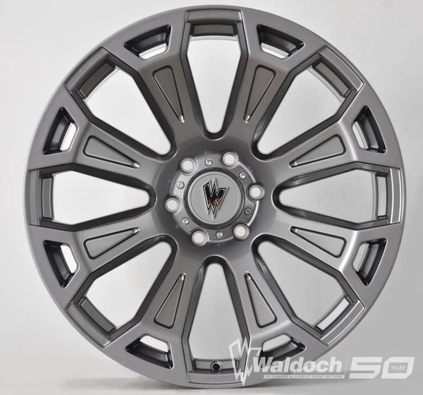 RAVEN 22X10 GREY STONE - 24 OFFSET 8X170 125.5CB