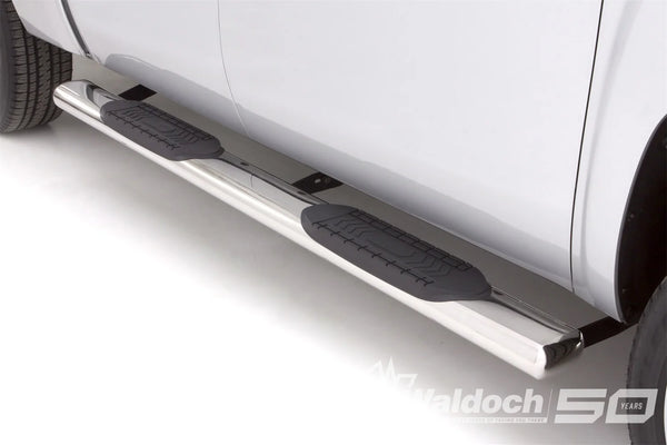 6 In Oval Straight Nerf Bars Stainless Steel Polished