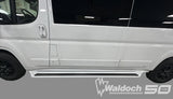 PROMASTER 136" RUNNING BOARD SET FIBERGLASS PONY BOARDS - (BRACKETS NOT INCLUDED)