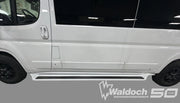 PROMASTER 136" RUNNING BOARD SET FIBERGLASS PONY BOARDS - (BRACKETS NOT INCLUDED)