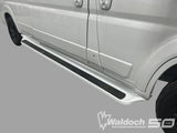 PROMASTER 136" RUNNING BOARD SET FIBERGLASS PONY BOARDS - (BRACKETS NOT INCLUDED)