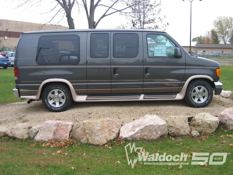 Waldoch Full Length Flare Boards For Ford E Series Vans 26001 E150 E250 E350