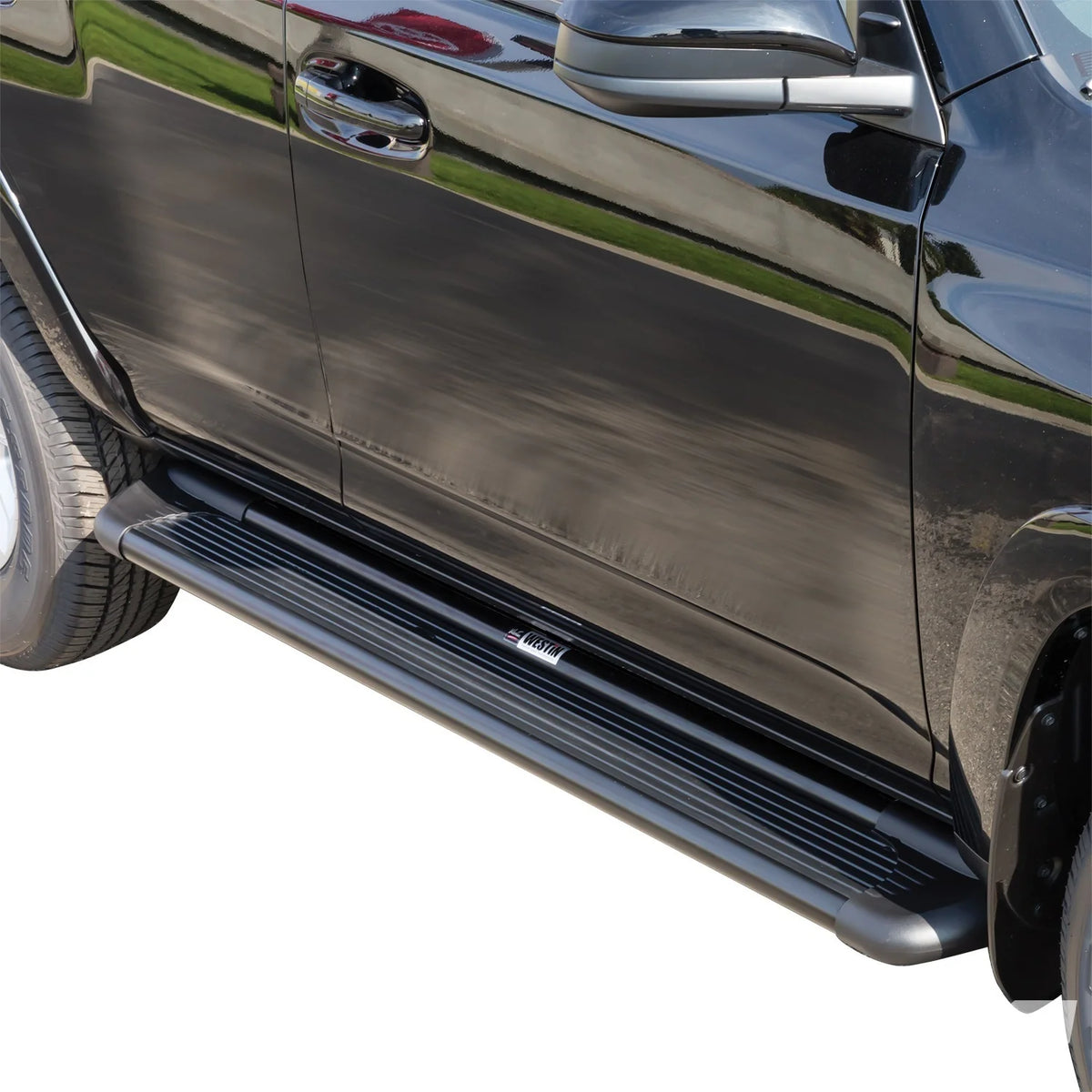 Sure-Grip Running Boards-Black Aluminum Step Board 72 in