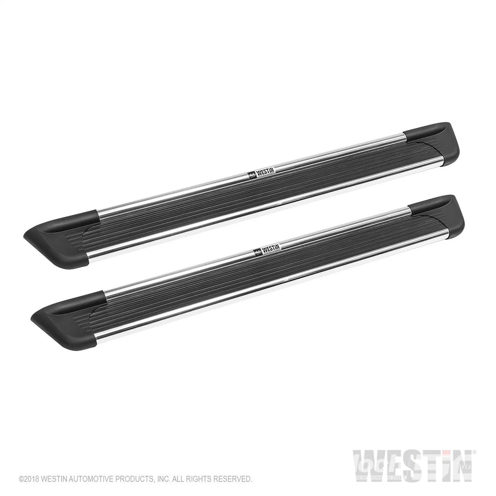 Sure-Grip Running Boards-Brushed Aluminum Running Boards 85 inches