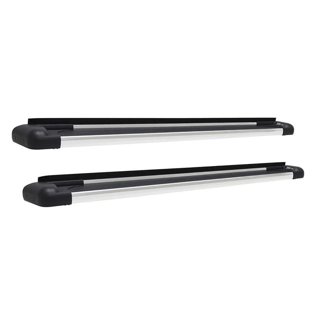 SG6 LED Running Boards-Polished Aluminum Running Boards 85.5in