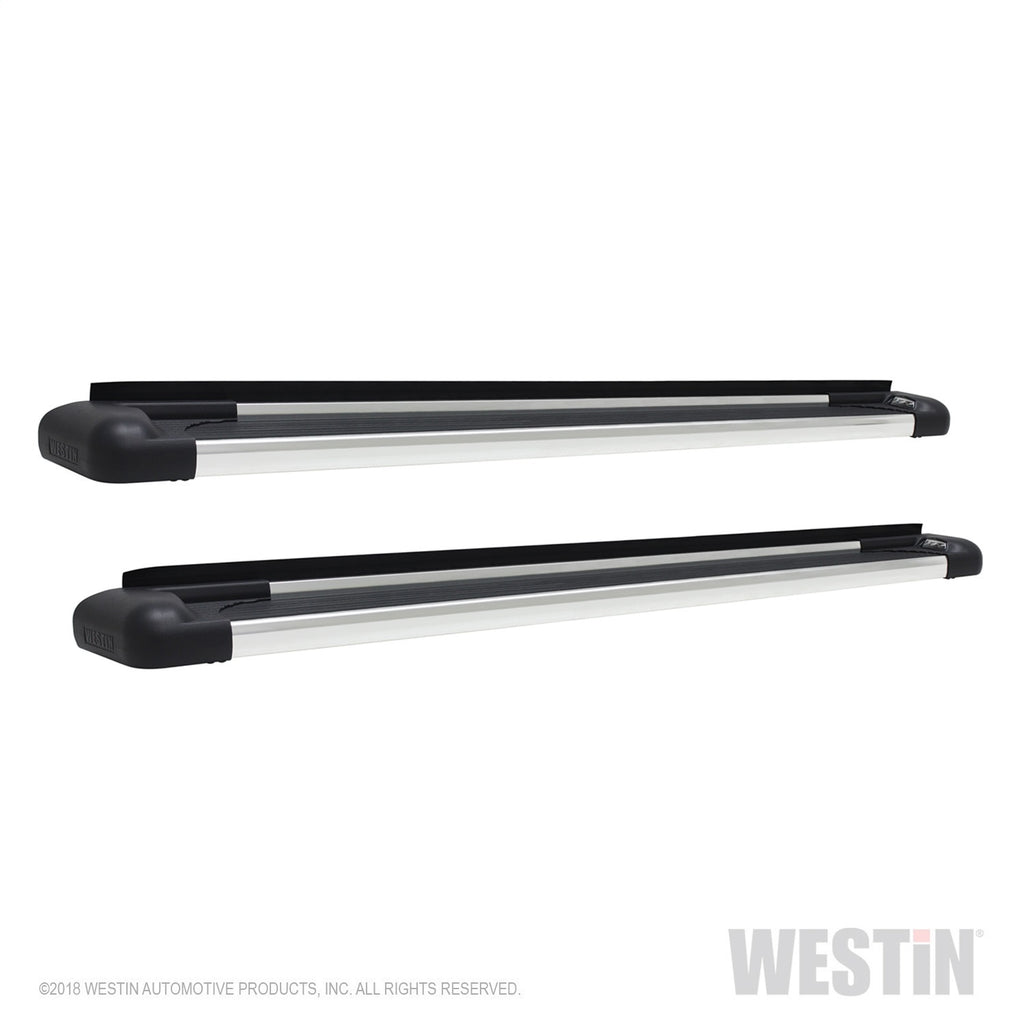 SG6 LED Running Boards-Polished Aluminum Running Boards 83 inches