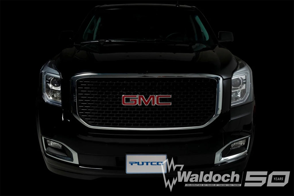 Boss Grilles / Lighted Boss Grilles-GMC Yukon - Liquid 3D Slot / Black Denali Style  (note: Does not fit the Denali model) Boss Grilles / Lighted Boss Grilles-GMC Yukon XL - Liquid 3D Slot / Black Denali Style
