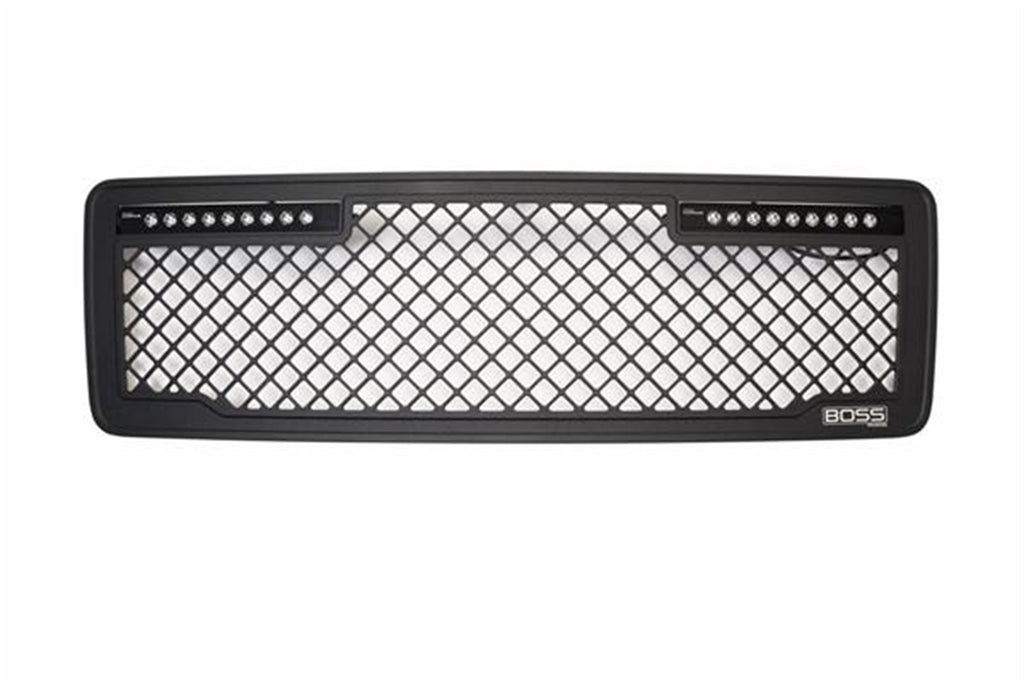 Boss Grilles / Lighted Boss Grilles-Ford F-150 - Lighted (w/ 10" Luminix Light Bar)