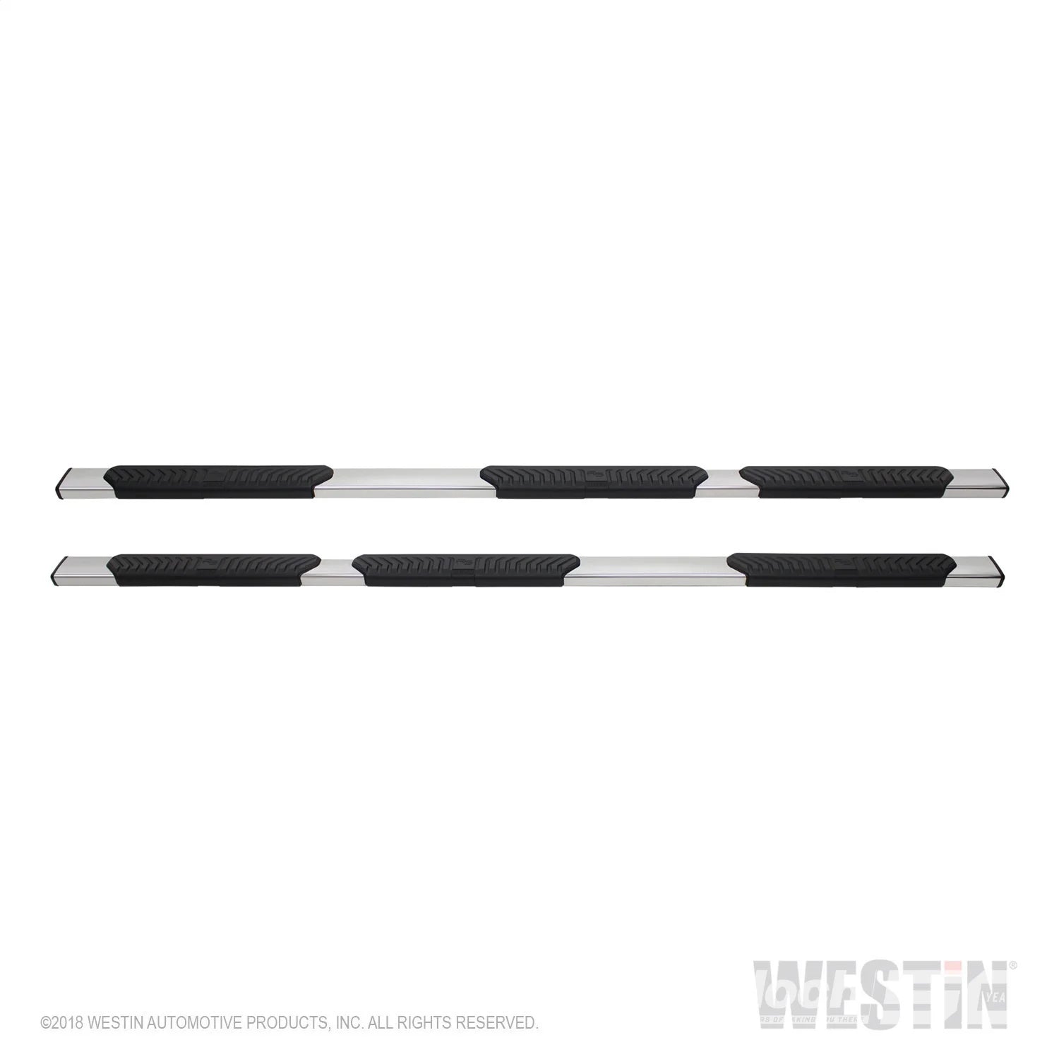 R5 M-Series Wheel-to-Wheel Nerf Step Bars-Silverado/Sierra 1500 Crew Cab 2007-2018 (6.5' Bed)(Excl. Classic); 2500/3500 Crew Cab 2007-2019 (6.5' Bed) & Dually (8' Bed)