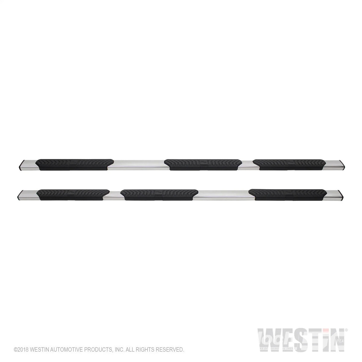 R5 M-Series Wheel-to-Wheel Nerf Step Bars-Silverado/Sierra 1500 Crew Cab 2007-2018 (6.5' Bed)(Excl. Classic); 2500/3500 Crew Cab 2007-2019 (6.5' Bed) & Dually (8' Bed)