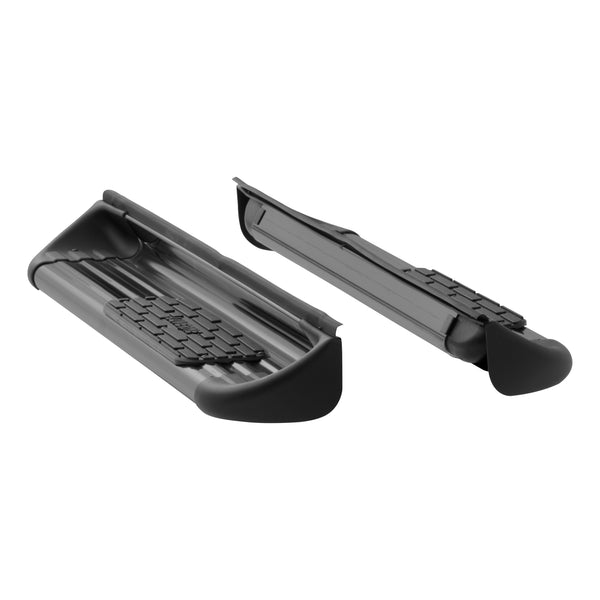 Black Stainless Steel Side Entry Steps, Select Silverado, Sierra Regular Cab