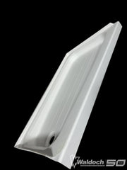 WALDOCH SHOWER PAN 24X40 LEFT SIDE DRAIN - WHITE - NO BACK FOAM