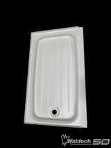 WALDOCH SHOWER PAN 24X40 LEFT SIDE DRAIN - WHITE - NO BACK FOAM