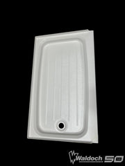 WALDOCH SHOWER PAN 24X40 LEFT SIDE DRAIN - WHITE - NO BACK FOAM