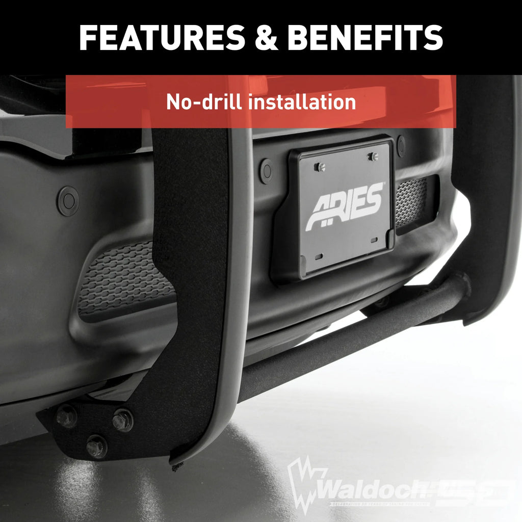 Black Steel Grille Guard, Select Ford F-150