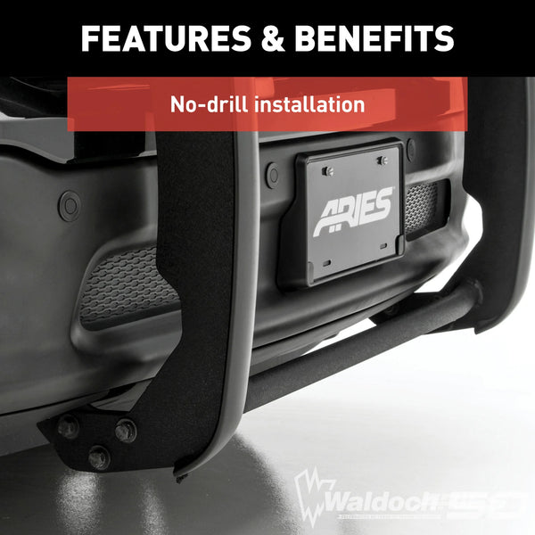 Black Steel Grille Guard, Select Ford F-150