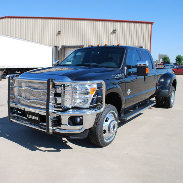 Prowler Max Polished Stainless Grille Guard, Select Ford F-250, F-350 Super Duty