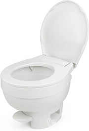 Aqua-Magic VI RV Toilet Foot Pedal Flush / High Profile / White - Thetford