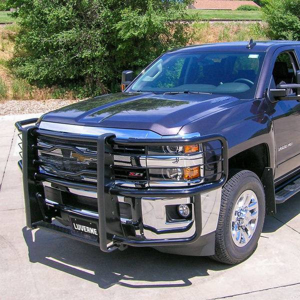 Prowler Max Black Steel Grille Guard, Select Silverado, Sierra 2500, 3500 HD