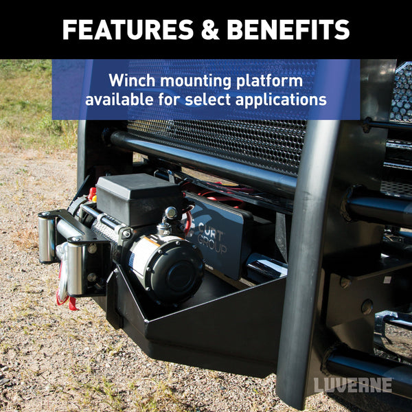 Prowler Max Black Steel Grille Guard, Select Ford F-150