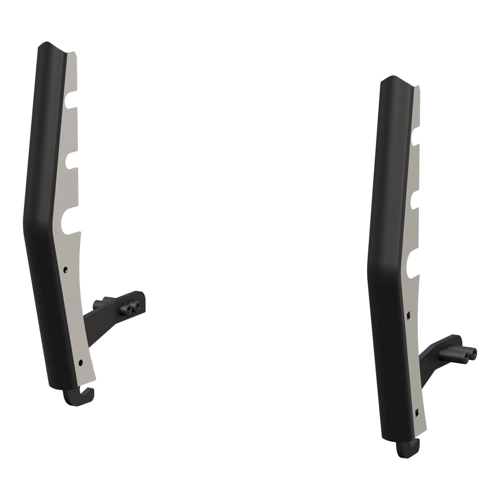 Chrome Steel 2" Tubular Grille Guard Upright Package
