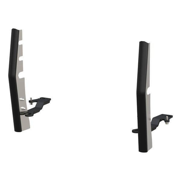 Chrome Steel 2" Tubular Grille Guard Upright Package