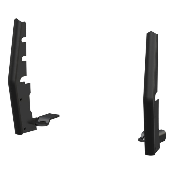 Black Steel 2" Tubular Grille Guard Upright Package